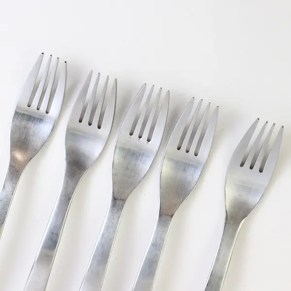 Lot Of 5 Gourmet Settings GS Park-Carry On Flatware Dinner Forks 8.75" Long