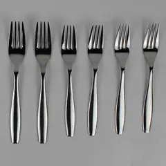 Lot Of 6 Gourmet Settings GS Cruise (Stainless) Flatware 2 Dinner 4 Salad Forks