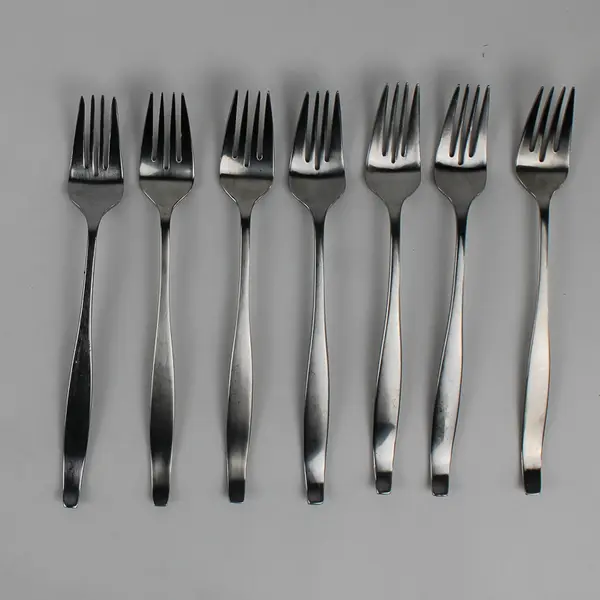 Lot Of 7 Gourmet Settings GS Balance (Stainless) Flatware Dinner Forks 8.75"