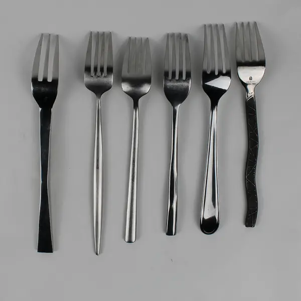 Lot Of 6 Gourmet Settings GS (Stainless) Flatware Assorted Patterns Dinner Forks