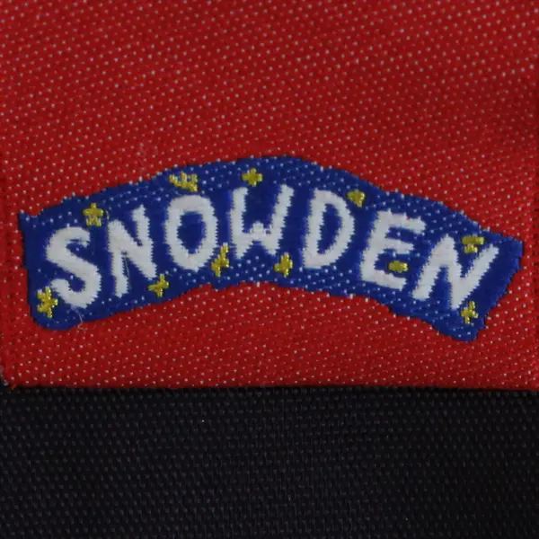 Vintage Snowden Christmas Snowman Pattern Button-Up Vest Women's Size 1X