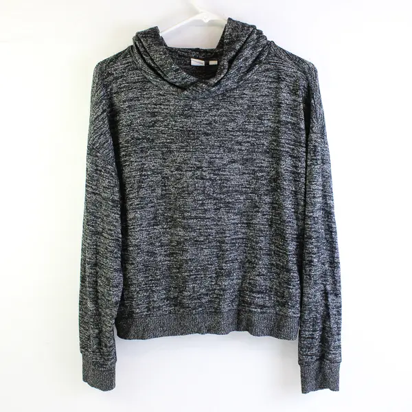 Gap Marled Gray Pullover Hoodie Women's Size Small