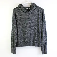 Gap Marled Gray Pullover Hoodie Women's Size Small
