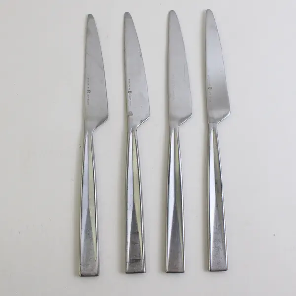 Lot Of 4 Gourmet Settings Metro (Stainless) Flatware Dinner Knives 10" Long