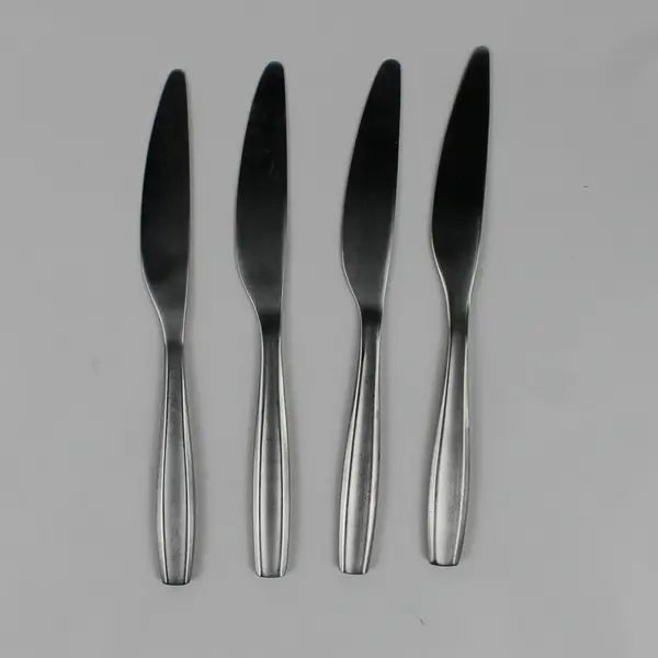 Lot Of 4 Gourmet Settings Jazz (Stainless) Flatware Dinner Knives 9.25" Long
