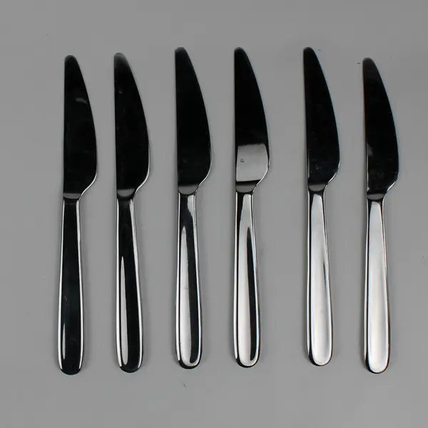 Lot Of 6 Gourmet Settings Diva (Stainless) Flatware Dinner Knives 9.75" Long