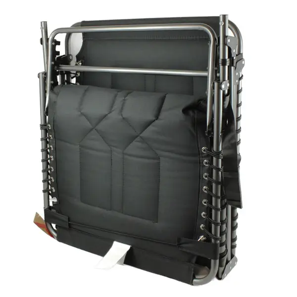 King Camp Bavaria Cozy Lounge Chair Black New Outdoor/Patio