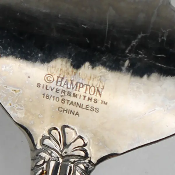 Lot Of 6 Hampton Silversmiths Renee (Stainless) Flatware Knives, Spoons, Fork