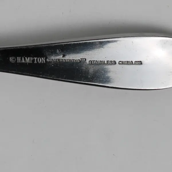 Lot Of 5 Hampton Silversmiths Erin (Stainless) Flatware Salad Forks 7.25" Long