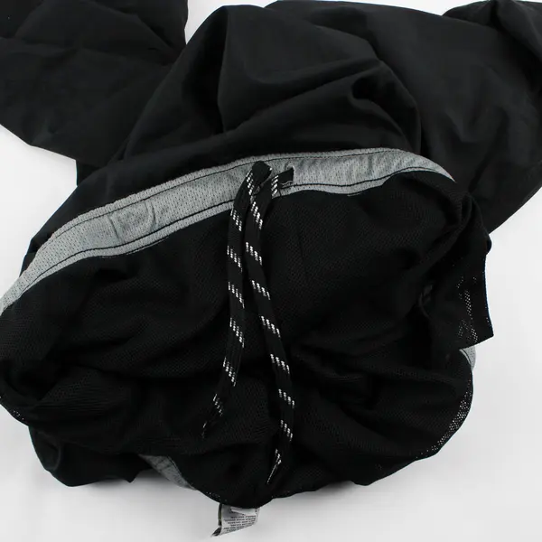 Old Navy Men's Black Rec Tech Pants Size L Mesh Lined Drawstring 