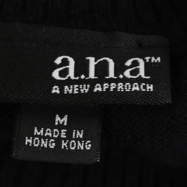 A New Approach Black and Gray Striped Turtleneck Sweater Women's Size Medium