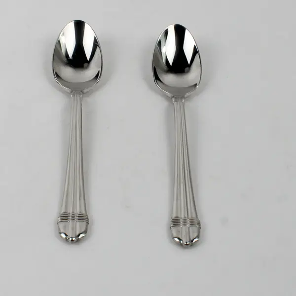 Lot of 2 Hampton Silversmiths Odyssey Soup Spoons (Tablespoons) Stainless