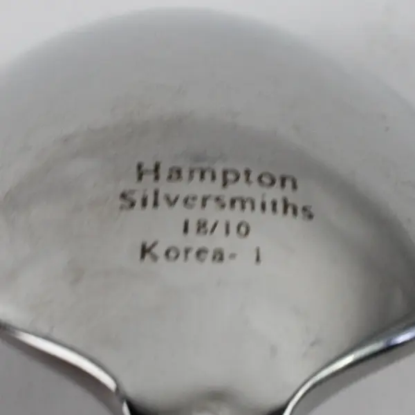 Lot of 2 Hampton Silversmiths Odyssey Soup Spoons (Tablespoons) Stainless