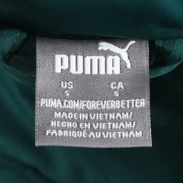 Puma Forest Green and Black Puffer Vest Boys' Size 5
