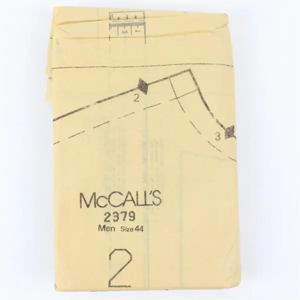 VTG 1986 McCall's Today's Man Button-Up Shirt Pattern #2379