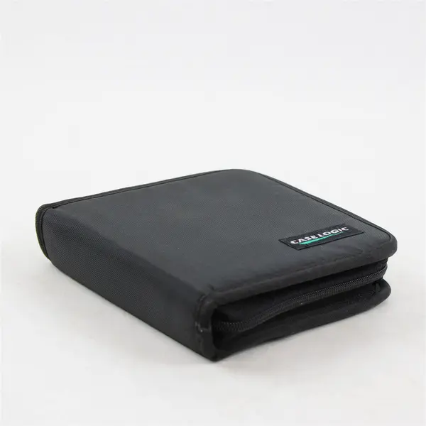 Case Logic CD/DVD/Blu-ray Case Wallet 24 Discs Black Zippered