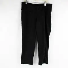 Old Navy Dark Gray Paisley Low-Rise Capri Leggings Women's Size Large