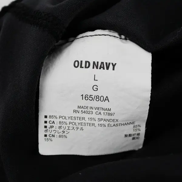 Old Navy Dark Gray Paisley Low-Rise Capri Leggings Women's Size Large