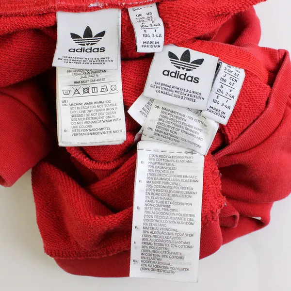 Adidas 4T Red and White Matching Sweater and Jogger Set