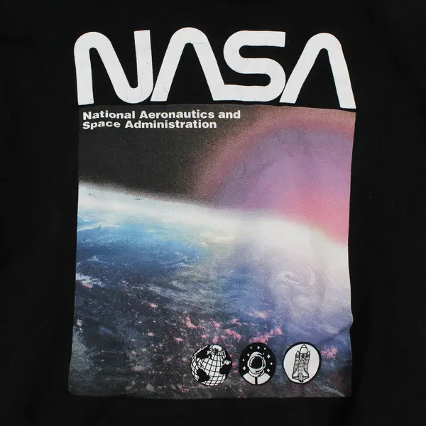 H&M Toddler 5T/6 Black Pullover Sweater with NASA Graphic