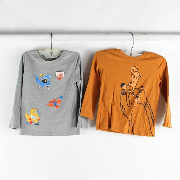 Lot of 5 Cat & Jack and Jumping Beans 5T Variety Long Sleeve Shirts