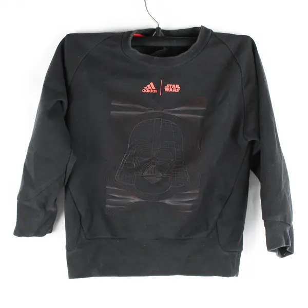 Adidas x Star Wars Kids 4T Black Z.N.E. Long Sleeve Pullover Sweater
