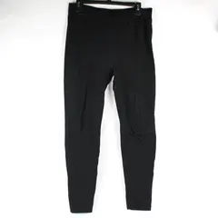 GMI Women's 1XL/2XL Black Stretch Fleece Lined Leggings