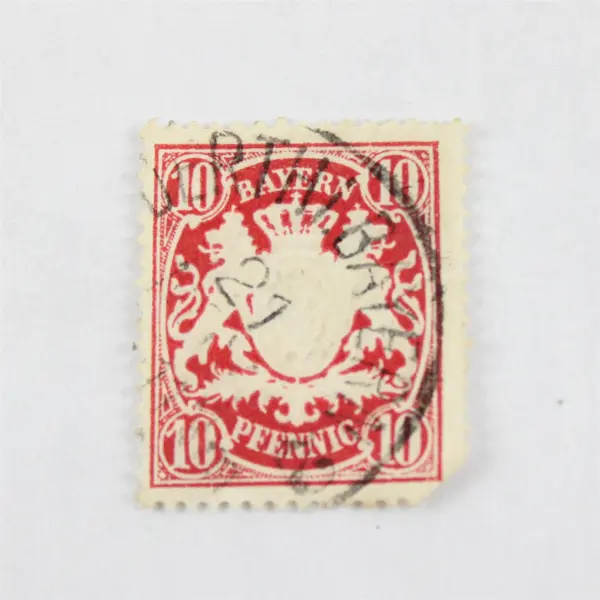 Lot Of 2 Germany States Bavaria Wurttemberg 10pf Stamps Used