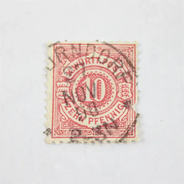 Lot Of 2 Germany States Bavaria Wurttemberg 10pf Stamps Used