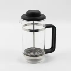 Bodum Glass and Black Plastic Mini French Press 5" Tall