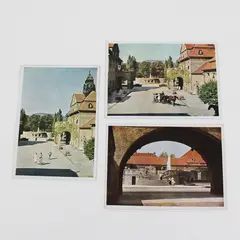 Lot Of 3 Vintage Bad Nauheim Sprudelhof Spa Germany Color Postcards