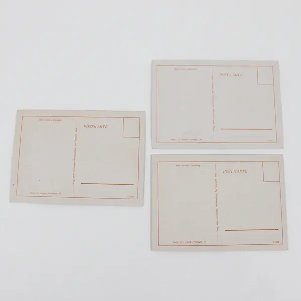 Lot Of 3 Vintage Bad Nauheim Sprudelhof Spa Germany Color Postcards