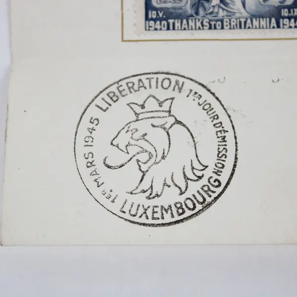 Luxembourg 1945 Liberation 1st Day Stamps Grand-Duche Sheet Of 4 Stamps