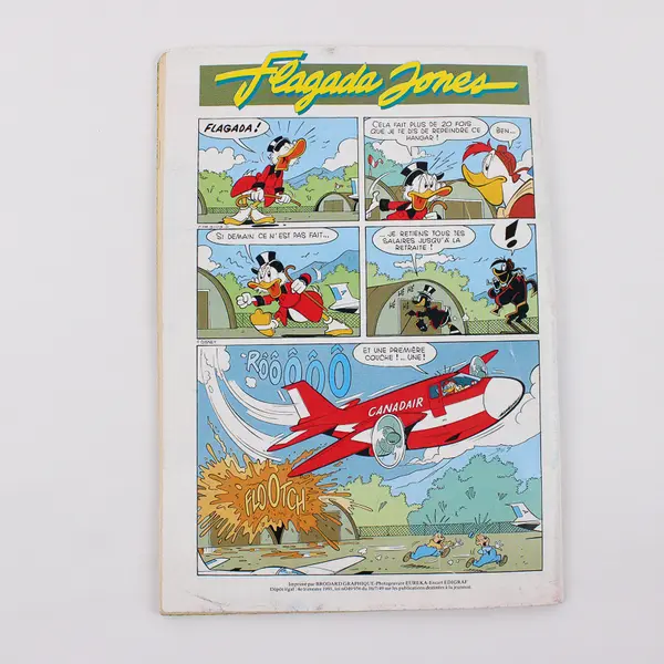 Vintage 1991 French Edition of Picsou Magazine Donald Duck/Concours Sega #238