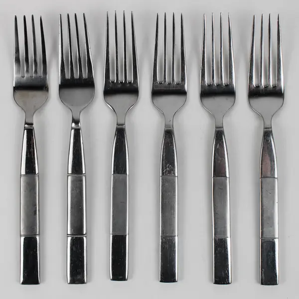Lot Of 6 Cambridge Silver CBS91 (Stainless) Flatware Salad Forks 7.25" Long