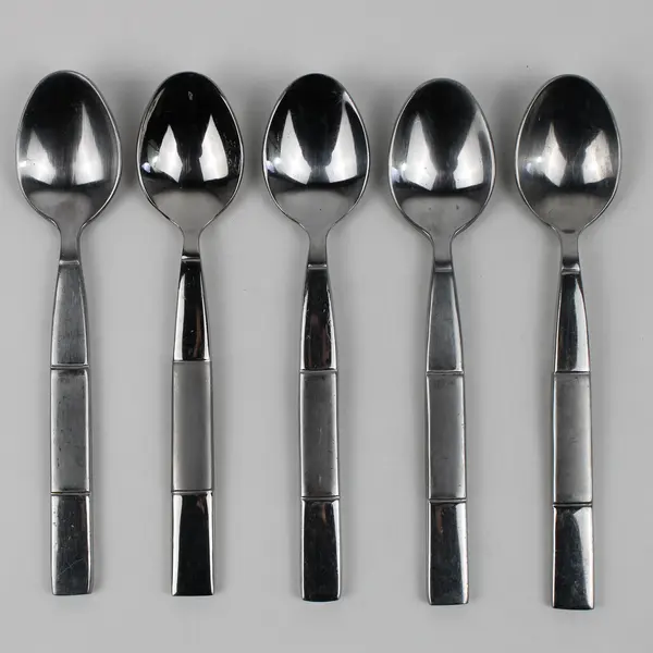 Lot Of 5 Cambridge Silver CBS91 (Stainless) Flatware Teaspoons 6.75" Long
