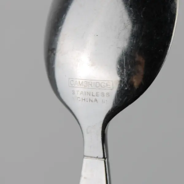 Lot Of 4 Cambridge Silver CBS91 (Stainless) Flatware Teaspoons 6.75" Long