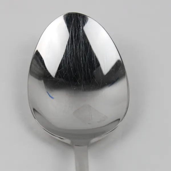 Lot of 2 Wallace Silver Blaine Pattern 18/10 SS Solid Serving Spoons 8.5" HTF