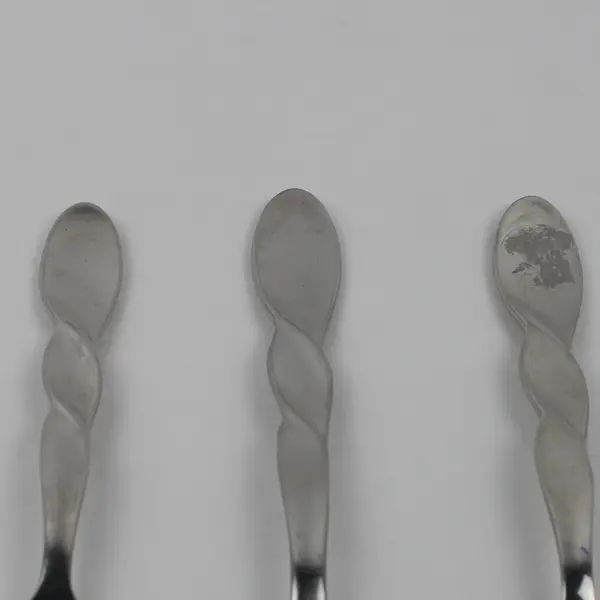 Lot Of 4 Oneida Silver Helix (Stainless) Flatware 2 Spoons & 2 Forks