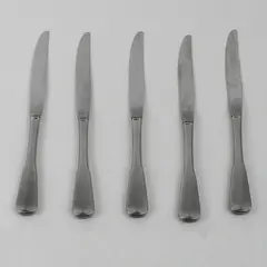 Lot Of 5 Oneida Silver Colonial Artistry Stainless Flatware Dinner Knives 9.25"