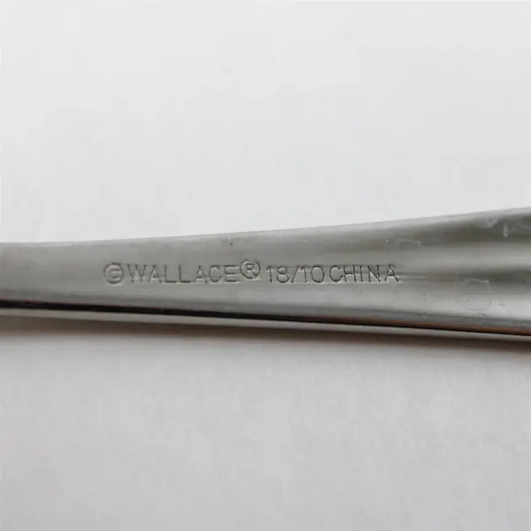 Lot of 3 Wallace Silver Bentley Pattern 18/10 Stainless Teaspoons 6.25" Good