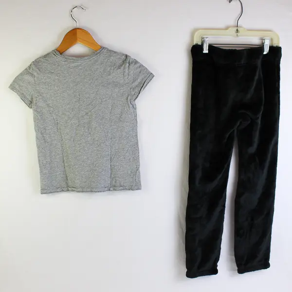 Old Navy and So Youth Girls Size M (8) Horse Graphic Shirt and Fuzzy Pants Lot