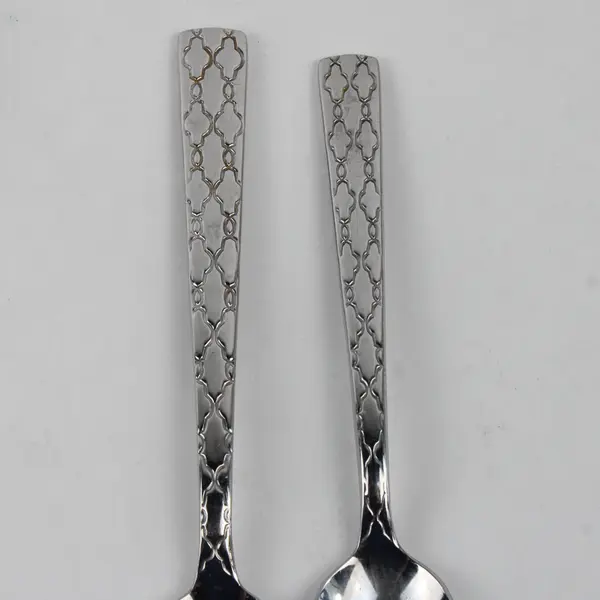 Lot Of 5 Oneida Silver Zoya (Stainless) Flatware 4 Soup Spoons & 1 Teaspoon