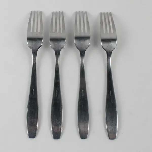 Lot Of 4 Oneida Silver Whitney (Stainless) Flatware Dinner Forks 8.25" Long