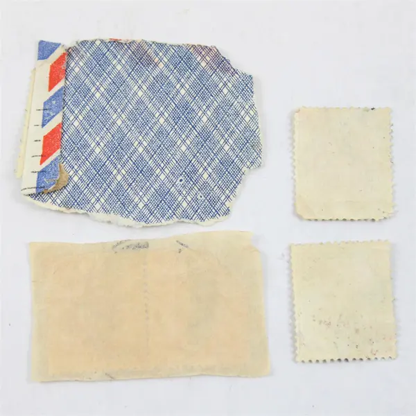 Lot Of 6 Hong Kong King George VI 20/30/80 Cents 1 Dollar Stamps Used