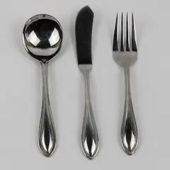 Lot of 3 Wallace Silver American Tradition Pattern 18/10 SS Flatware Pieces Rare