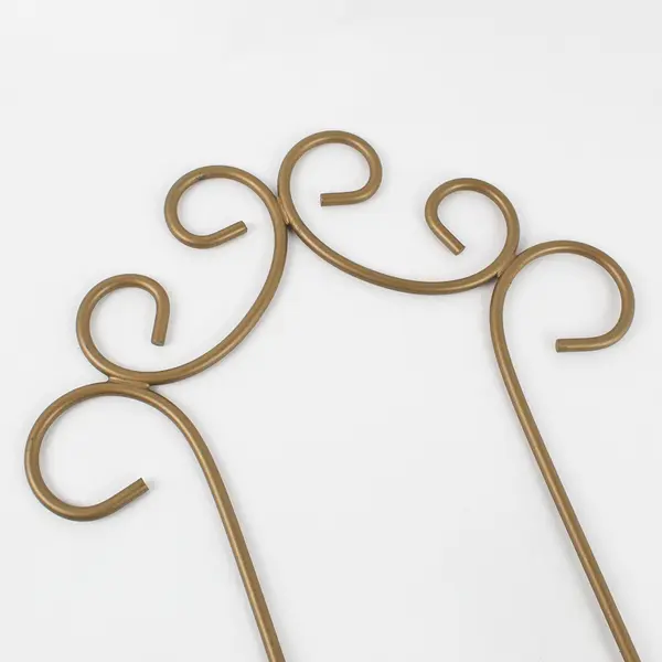 Metal Gold Wall Mount Vertical Plate Rack or Picture Holder