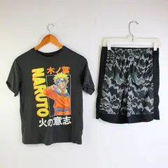 Lot of 2 Mixed Brands Youth Boys XL (14) Graphic T-shirt and Athletic Shorts