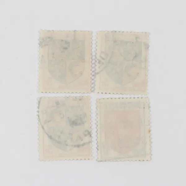 Lot Of 4 France 1953 Coat Of Arms Dauphine Poitou Stamps Used