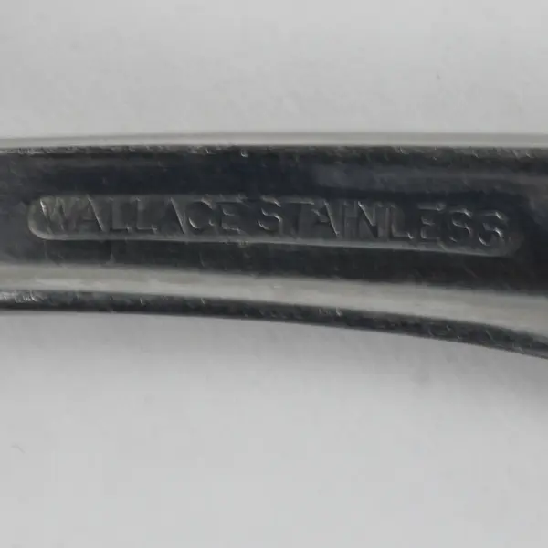 Lot of 6 Wallace Silver Ballet Pattern Solid Serving Spoons 8" Rare